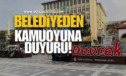 Devrek Belediyesi’nden Kamuoyuna Duyuru!