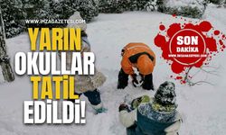 Valilik Duyurdu! Zonguldak’ta Yarın Okullar Tatil Edildi!