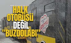 Zonguldak Belediyesi’ne Tepki! Halk Otobüsü Değil "Buzdolabı"