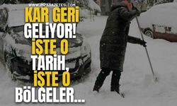 Kar Geri Geliyor! İşte O Tarih, İşte O Bölgeler...