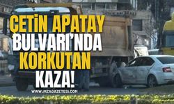 Çetin Apatay Bulvarı’nda Korkutan Kaza!