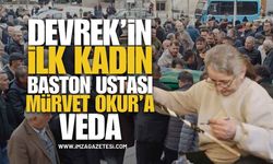 Devrek’in İlk Kadın Baston Ustası Mürvet Okur, Son Yolculuğuna Uğurlandı...