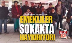 Emeklilerden Vergi Dairesi Önünde Kararlı Eylem