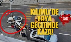 Kilimli'de yaya geçitinde kaza!