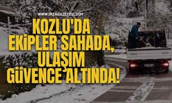 Kozlu'da Ekipler Sahada, Ulaşım Güvence Altında...