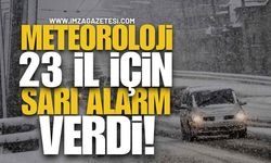 Meteoroloji 23 İl İçin Sarı Alarm Verdi!