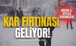Kar Fırtınası Geliyor! Birçok İl Beyaza Bürünecek!
