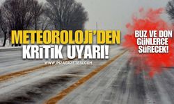 Meteoroloji’den Kritik Uyarı! Buzlanma ve Don Günlerce Sürecek!