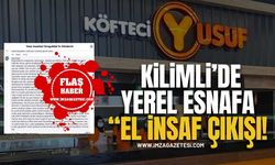 Kilimli’de Yerel Esnaf İçin ‘El İnsaf’ Çıkışı! Düğününüze,Cenazenize,Sevincinize,Üzüntünüze Köfteci Yusuf gelir!