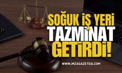 Soğuk İş Yeri Tazminat Getirdi!