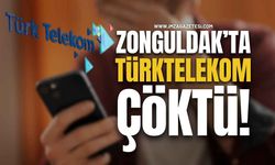 Zonguldak’ta TürkTelekom Çöktü