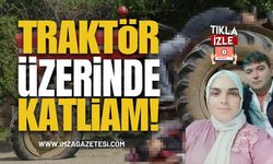 Traktör Üzerinde Katliam!