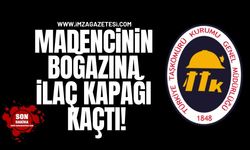 TTK’daki Madencinin Boğazına İlaç Kapağı…!