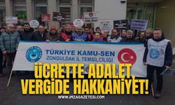 Türkiye Kamu Sen; Ücrette Adalet, Vergide Hakkaniyet İstedi