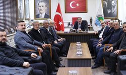 Muhtarlardan Belediye Başkanı Erdem'e ziyaret