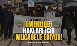 Yağmur da Dinlemediler! Emekliler Hakları İçin Mücadele Ediyor!