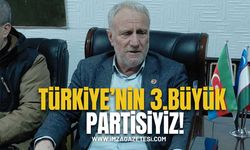“Üye Sayımız Artıyor, Oyumuz Katlanacak.Türkiye’nin Üçüncü Büyük Partisiyiz”