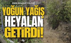 Yoğun Yağış Mithatpaşa’da Heyelana Neden Oldu!