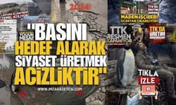 Zonguldak Basınından CHP’ye Sert Tepki: "Basını Hedef Alarak Siyaset Üretmek Acizliktir"