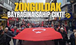 Zonguldak Bayrağına Sahip Çıktı: “Bayrak Namustur” Mesajı Meydanlardan Yükseldi