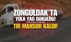 Zonguldak Kilimli'de Tır Mahsur Kaldı!