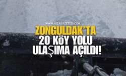 Zonguldak’ta 20 Köy Yolu Ulaşıma Açıldı!