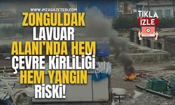 Zonguldak Lavuar Alanı’nda Hem Çevre Kirliliği Hem Yangın Riski!
