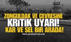 Zonguldak ve Çevresine Meteorolojiden Kritik Uyarı! Kar ve Sel Bir Arada!