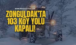 Zonguldak’ta 103 Köy Yolu Kapalı!
