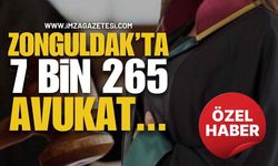 Zonguldak’ta 7 Bin 265 Avukat…!