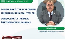 Tarım İl Müdürü Ağan Tarım TV’de Canlı Yayına Katılacak?