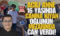 Acılı Anne, 16 Yaşında Canına Kıyan Oğlunun Mezarında Can Verdi!