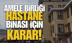 Amele Birliği Hastane Binası İçin Karar!