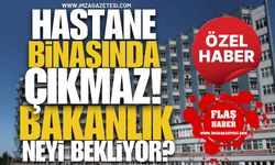 Bakanlık Neyi Bekliyor? Zonguldak Atatürk Devlet Hastanesi Binasında Çıkmaz!