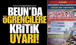 BEUN’dan Öğrencilere Kritik Uyarı! Hesap ve IBAN Paylaşmayın