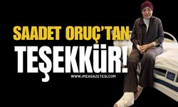 Cumhurbaşkanı Başdanışmanı Saadet Oruç’tan Teşekkür