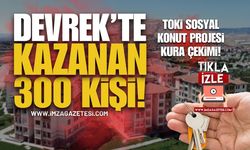 Devrek TOKİ Sosyal Konut Projesi Kazanan 300 Kişi