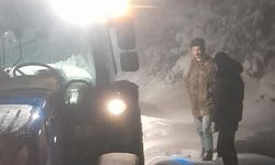 Zonguldak'a Kış Geri Geldi! İlçede Kardan Mahsur Kaldılar!