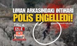 Zonguldak’ta Liman Arkasındaki İnt*har Girişimini Polisler Engelledi!