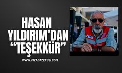 Hasan Yıldırım’dan ‘TEŞEKKÜR’ mesajı