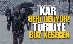 Kar Geri Geliyor! Türkiye Buz Kesecek
