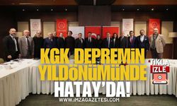 KGK, depremin yıldönümünde Hatay’da!