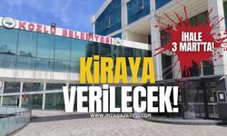 Kozlu’da Kiraya Verilecek! İhale 2 Mart’ta!