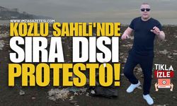 Kozlu Sahili'nde Sıra Dışı Protesto!