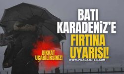 Batı Karadeniz İçin Fırtına Uyarısı!