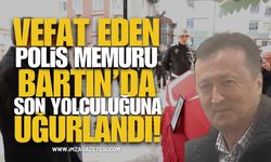 Trafik Kazasında Vefat Eden Polis Memuru Bartın'da Son Yolculuğuna Uğurlandı!