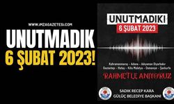 Unutmadık 6 Şubat 2023!