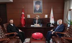 Vali Hacıbektaşoğlu, BİK Şube Müdürü Çorbacı’yı Kabul Etti