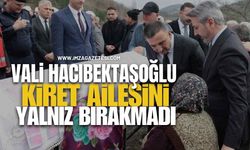 Vali Hacıbektaşoğlu Maden Şehidinin Ailesini Yalnız Bırakmadı