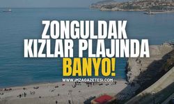 Zonguldak Kızlar Plajı’ndaki Banyo Dikkat Çekti!